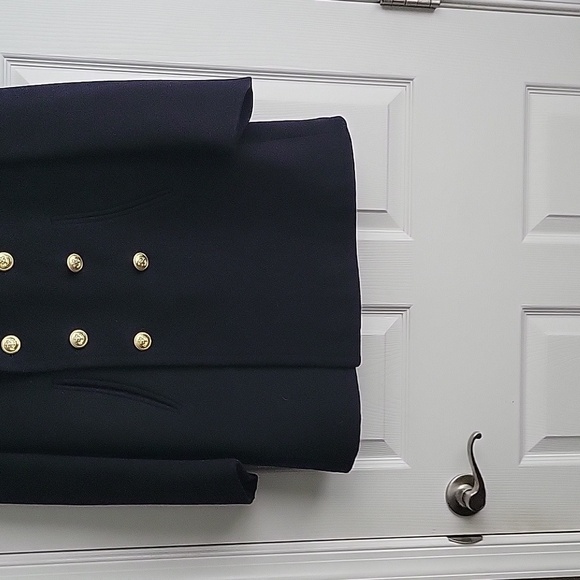 Genuine Naval Double Breasted Peacoat - Picture 2 of 10